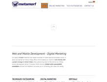 Tablet Screenshot of metamorf.com